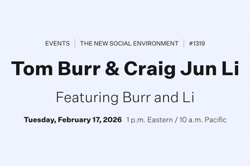 Tom Burr and Craig Jun Li in conversation