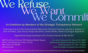 We Refuse . We Want . We Commit .